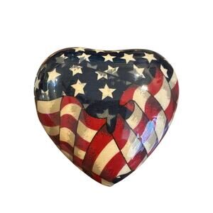 Patriotic American Flag Trinket Box.